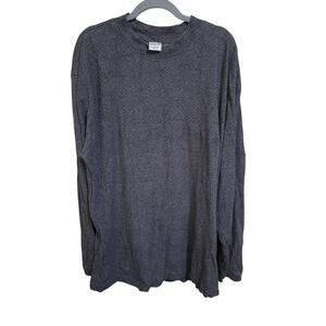 Murano Men’s Long Sleeve Shirt XL – 100% Cotton Textured Knit Casual Top